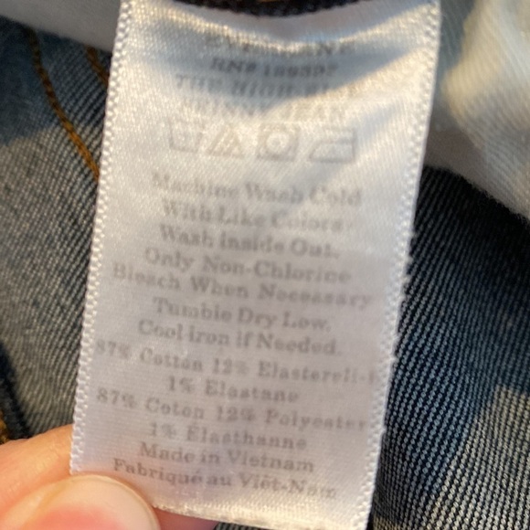 Everlane Stretch High-Rise Skinny SZ 29 TALL - Picture 4 of 8